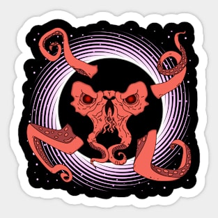 Cthulhu in the space Sticker